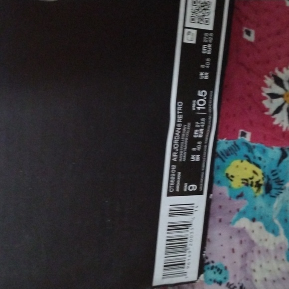 NWT Jordon Georgetown Retro 6 Size Mens 9 Women 10 5 - Picture 9 of 9